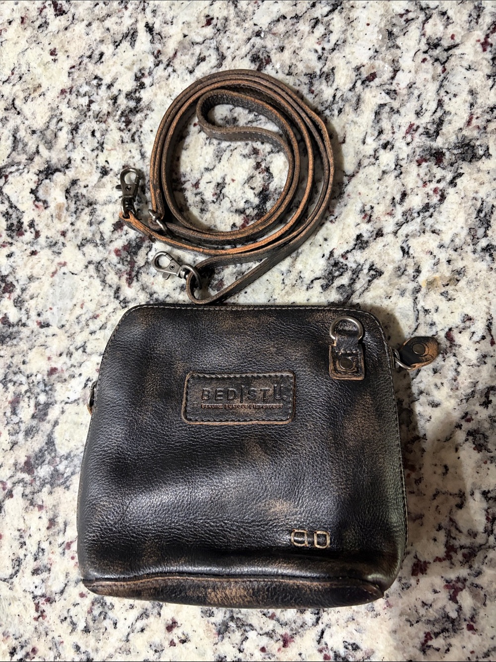 BED|STU Ventura Leather Crossbody Bag in Distressed black

Brand New